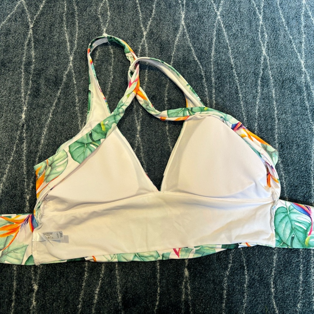 La Vie En Rose Tropical Print Bikini - Green and Orange - Picture 8 of 9